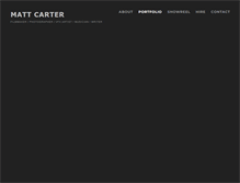 Tablet Screenshot of matt-carter.co.uk
